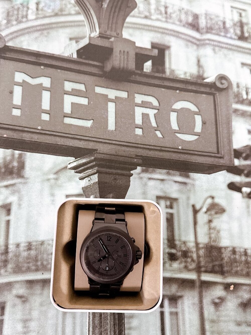 Michael Kors MK8279 Oversized Dylan Black-Tone Watch - Picture 2 of 6